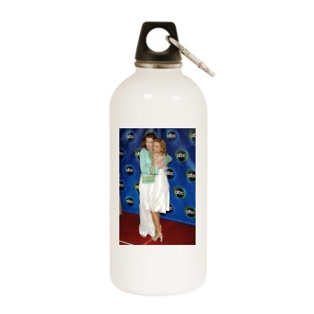 Felicity Huffman White Water Bottle With Carabiner