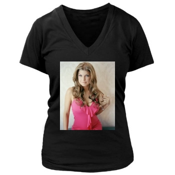 Fergie Women's Deep V-Neck TShirt