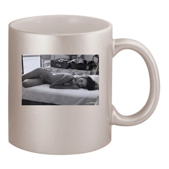 Fernanda Tavares 11oz Metallic Silver Mug