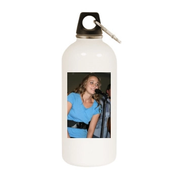 Fiona Apple White Water Bottle With Carabiner