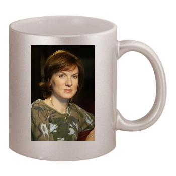 Fiona Bruce 11oz Metallic Silver Mug