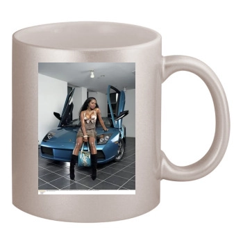 Foxy Brown 11oz Metallic Silver Mug