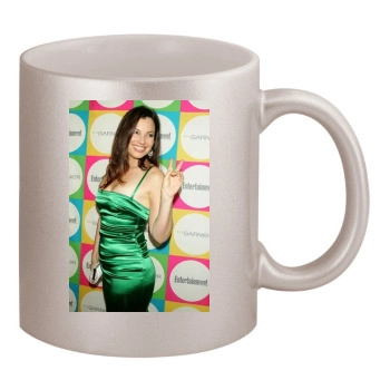 Fran Drescher 11oz Metallic Silver Mug