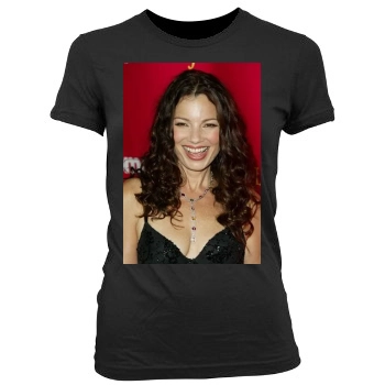 Fran Drescher Women's Junior Cut Crewneck T-Shirt