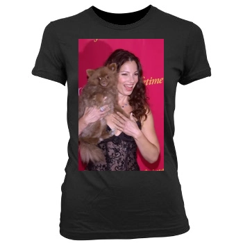 Fran Drescher Women's Junior Cut Crewneck T-Shirt