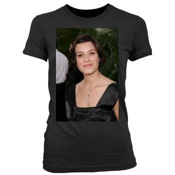 Franka Potente Women's Junior Cut Crewneck T-Shirt