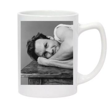 Christian Slater 14oz White Statesman Mug