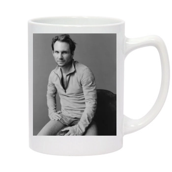 Christian Slater 14oz White Statesman Mug