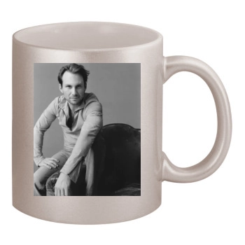 Christian Slater 11oz Metallic Silver Mug