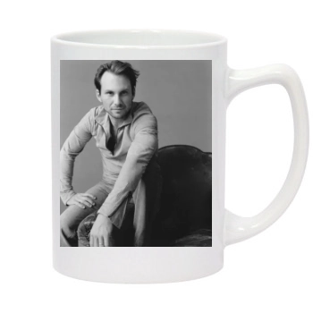 Christian Slater 14oz White Statesman Mug