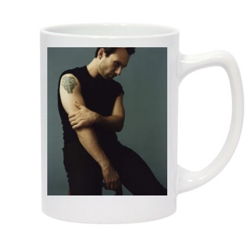 Christian Slater 14oz White Statesman Mug