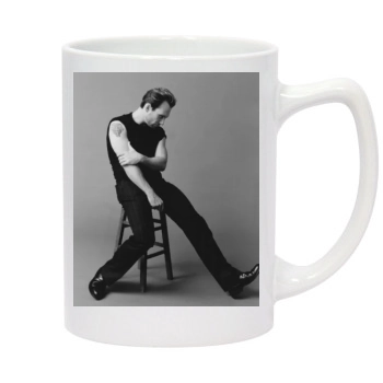 Christian Slater 14oz White Statesman Mug