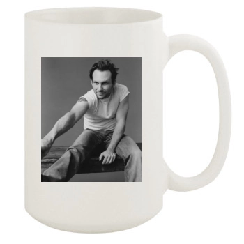 Christian Slater 15oz White Mug