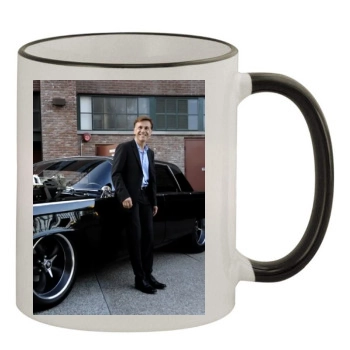 Christoph Waltz 11oz Colored Rim & Handle Mug