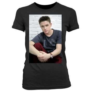 Jesse McCartney Women's Junior Cut Crewneck T-Shirt