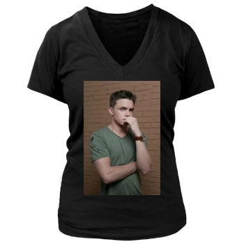 Jesse McCartney Women's Deep V-Neck TShirt