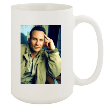 Christian Slater 15oz White Mug