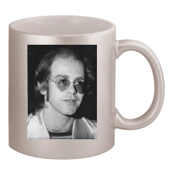 Elton John 11oz Metallic Silver Mug