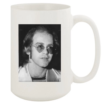 Elton John 15oz White Mug