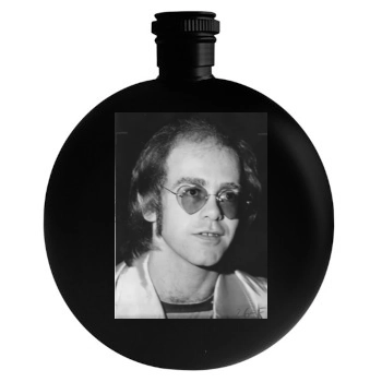 Elton John Round Flask