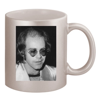 Elton John 11oz Metallic Silver Mug