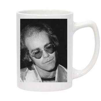 Elton John 14oz White Statesman Mug