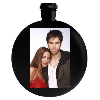 Enrique Iglesias Round Flask