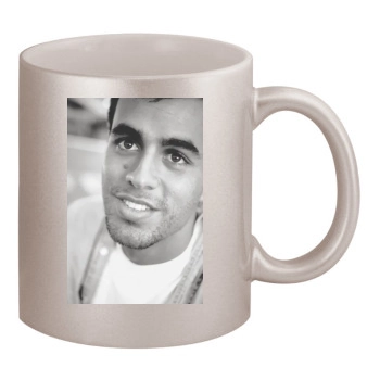 Enrique Iglesias 11oz Metallic Silver Mug