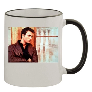 Enrique Iglesias 11oz Colored Rim & Handle Mug