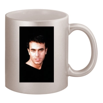 Enrique Iglesias 11oz Metallic Silver Mug