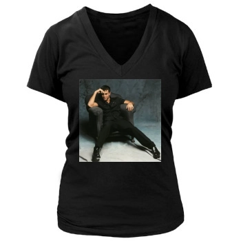 Enrique Iglesias Women's Deep V-Neck TShirt