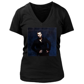 Enrique Iglesias Women's Deep V-Neck TShirt