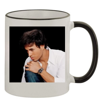 Enrique Iglesias 11oz Colored Rim & Handle Mug