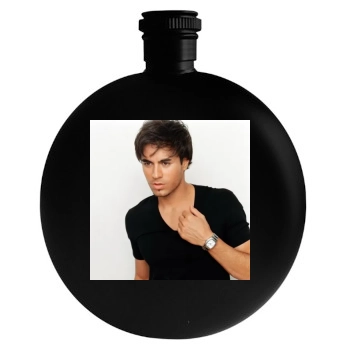 Enrique Iglesias Round Flask