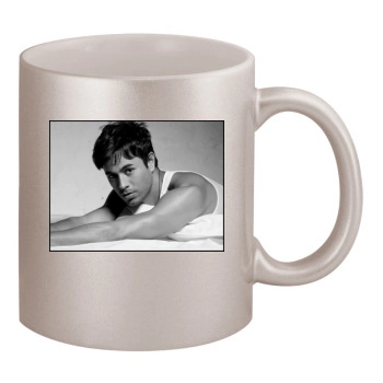 Enrique Iglesias 11oz Metallic Silver Mug