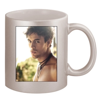 Enrique Iglesias 11oz Metallic Silver Mug