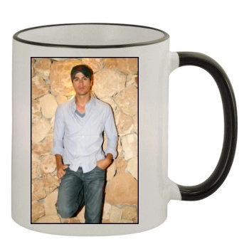 Enrique Iglesias 11oz Colored Rim & Handle Mug