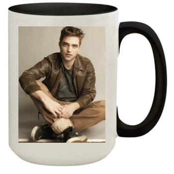 Robert Pattinson 15oz Colored Inner & Handle Mug