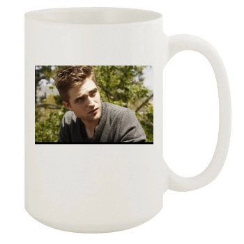 Robert Pattinson 15oz White Mug