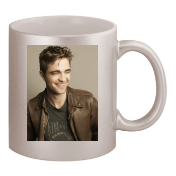 Robert Pattinson 11oz Metallic Silver Mug