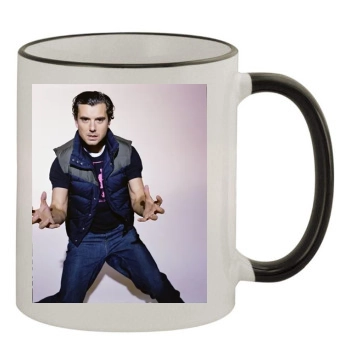 Gavin Rossdale 11oz Colored Rim & Handle Mug