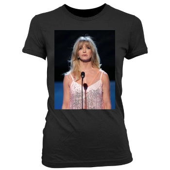 Goldie Hawn Women's Junior Cut Crewneck T-Shirt