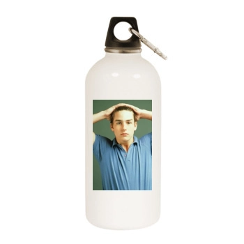 Tom Cruise White Water Bottle With Carabiner