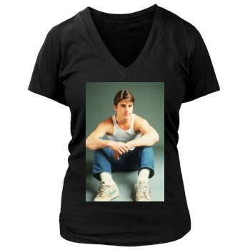 Tom Cruise Women's Deep V-Neck TShirt