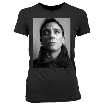 Daniel Craig Women's Junior Cut Crewneck T-Shirt