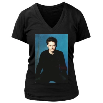 Elijah Wood Women's Deep V-Neck TShirt