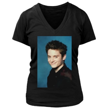 Elijah Wood Women's Deep V-Neck TShirt