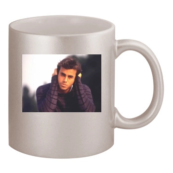 Enrique Iglesias 11oz Metallic Silver Mug