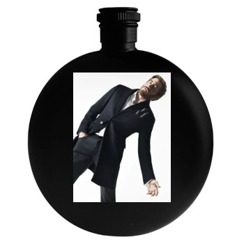 Jake Gyllenhaal Round Flask