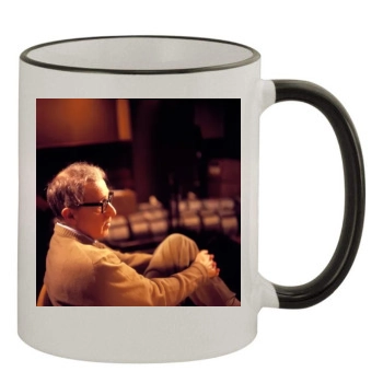 Woody Allen 11oz Colored Rim & Handle Mug